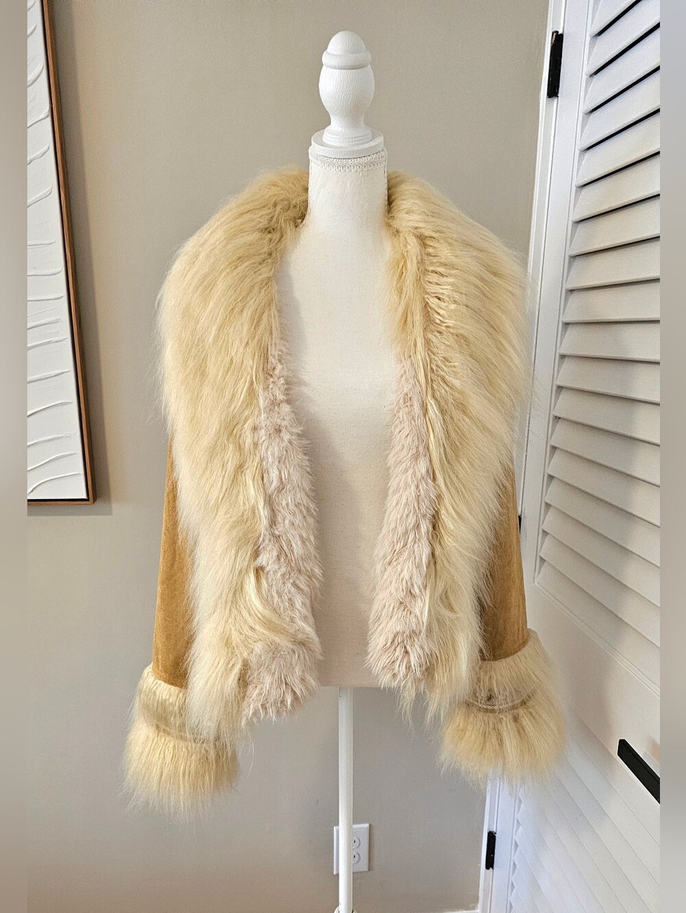 SPELL & THE GYPSY COLLECTIVE JOPLIN CROPPED JACKET – HAZELNUT – SIZE LARGE - Picture 13 of 16